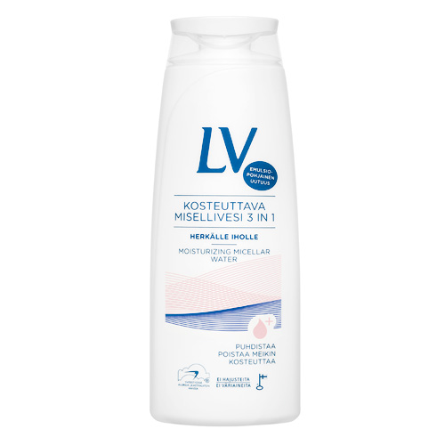Мицеллярная вода гипоаллергенная LV для снятия макияжа 3 в 1, увлажняющая, 250 мл