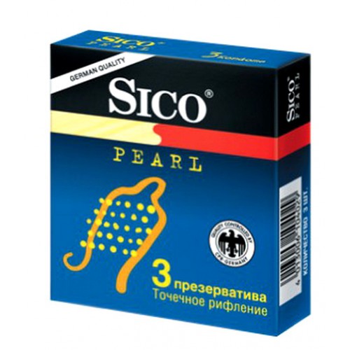 Презервативы Sico Pearl точечное рифление