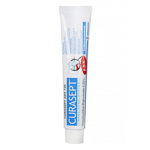 Паста зубная Curasept ADS720 гелеобразная, 0,20% хлоргексидина, 75 мл