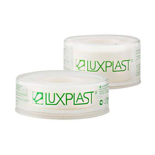 Пластырь Luxplast фиксирующий, шелковая основа