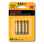 Батарейка Kodak ULTRA premium alkaline AA LR6 4BP, 1 шт