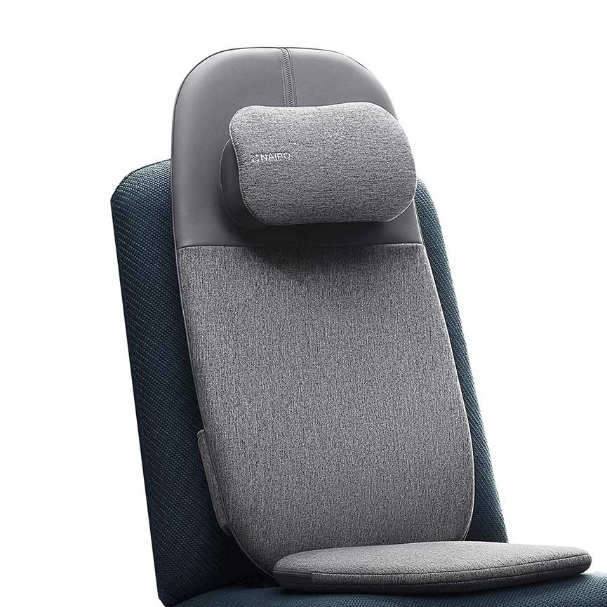 Накидка массажная на кресло для спины и шеи Шиацу Naipo oCuzen S с подогревом Накидка массажная на кресло для спины и шеи Шиацу Naipo oCuzen S с подогревом