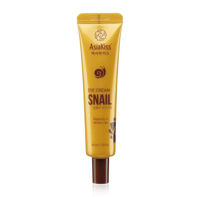 Крем для кожи вокруг глаз AsiaKiss с экстрактом слизи улитки, 40 мл