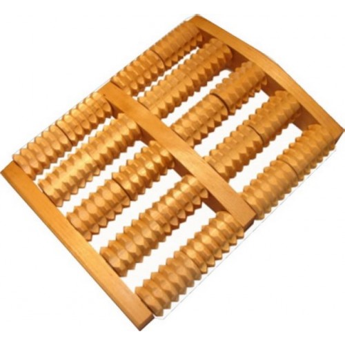 Массажер для ног из алтайской березы зубчатый, тип 2, MA4215 Массажер для ног из алтайской березы зубчатый, тип 2, MA4215