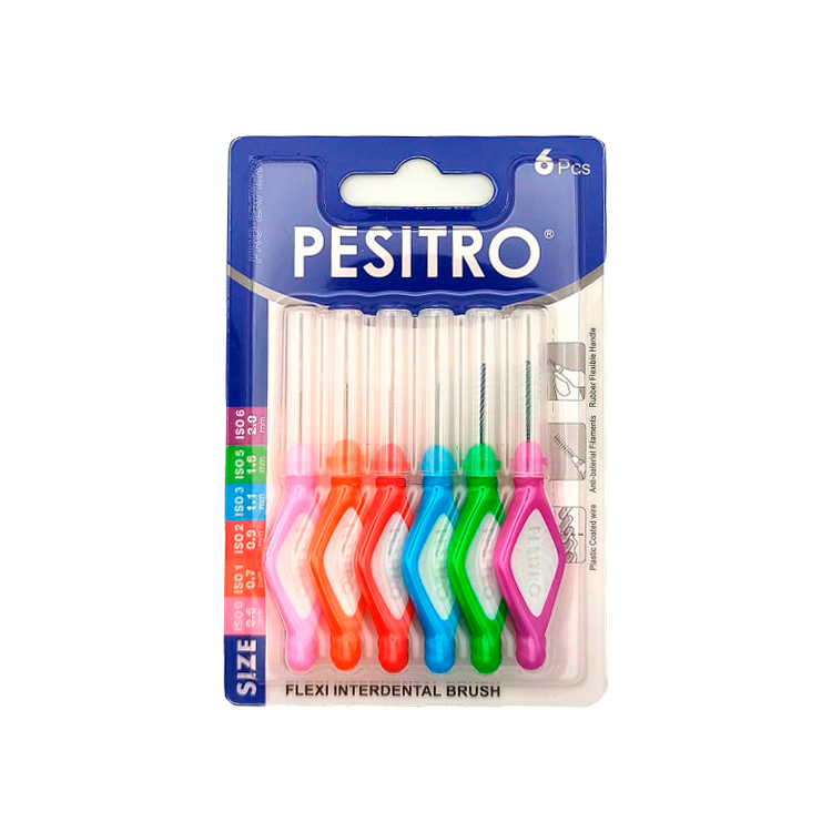 Набор межзубных ершиков PESITRO, ассорти Набор межзубных ершиков PESITRO, ассорти