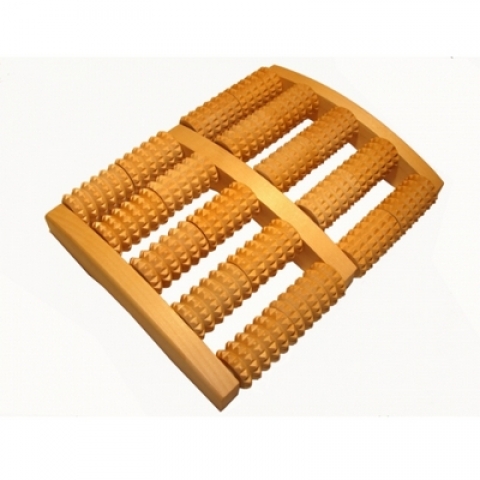 Массажер для ног из алтайской березы большой зубчатый, MA4213 Массажер для ног из алтайской березы большой зубчатый, MA4213