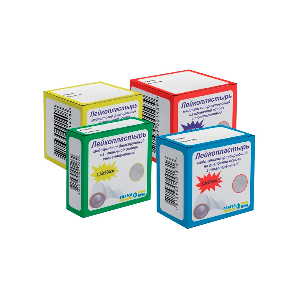 Лейкопластырь "Галтеяфарм" фиксирующий, пленочная основа Лейкопластырь "Галтеяфарм" фиксирующий, пленочная основа
