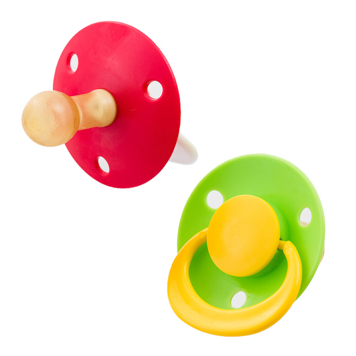 Соска-пустышка "Будь здоров" с кольцом, латекс, 1411