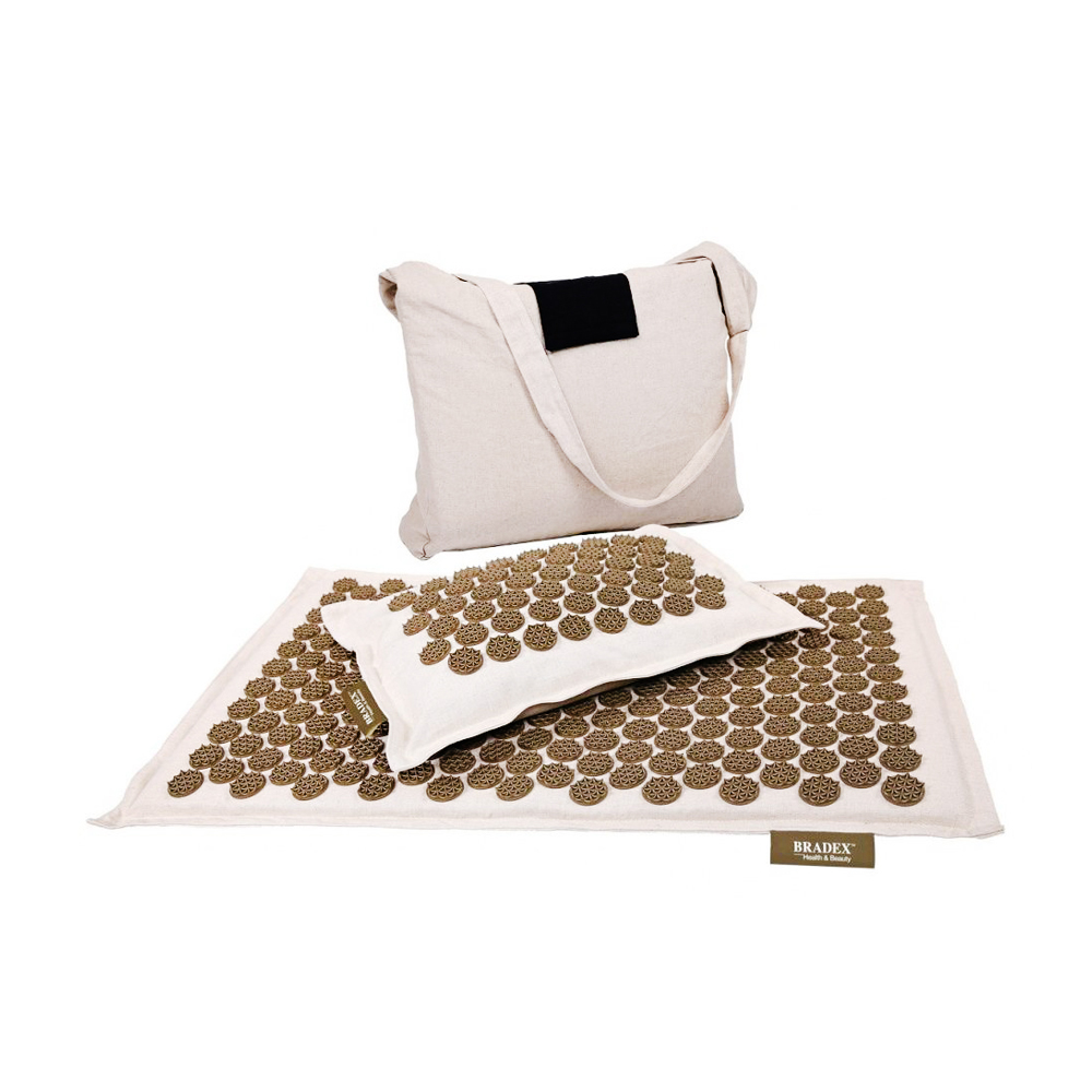 Набор аппликаторов Кузнецова Bradex "Нирвана" Premium (подушка, коврик, сумка), KZ0581 Набор аппликаторов Кузнецова Bradex "Нирвана" Premium (подушка, коврик, сумка), KZ0581