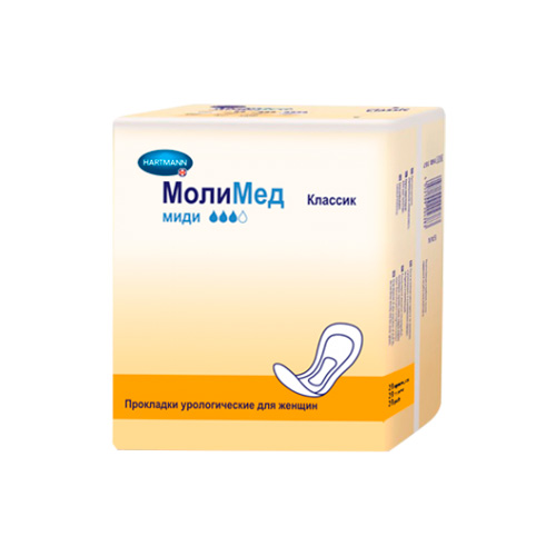 Прокладки урологические Molimed Classic Midi Прокладки урологические Molimed Classic Midi