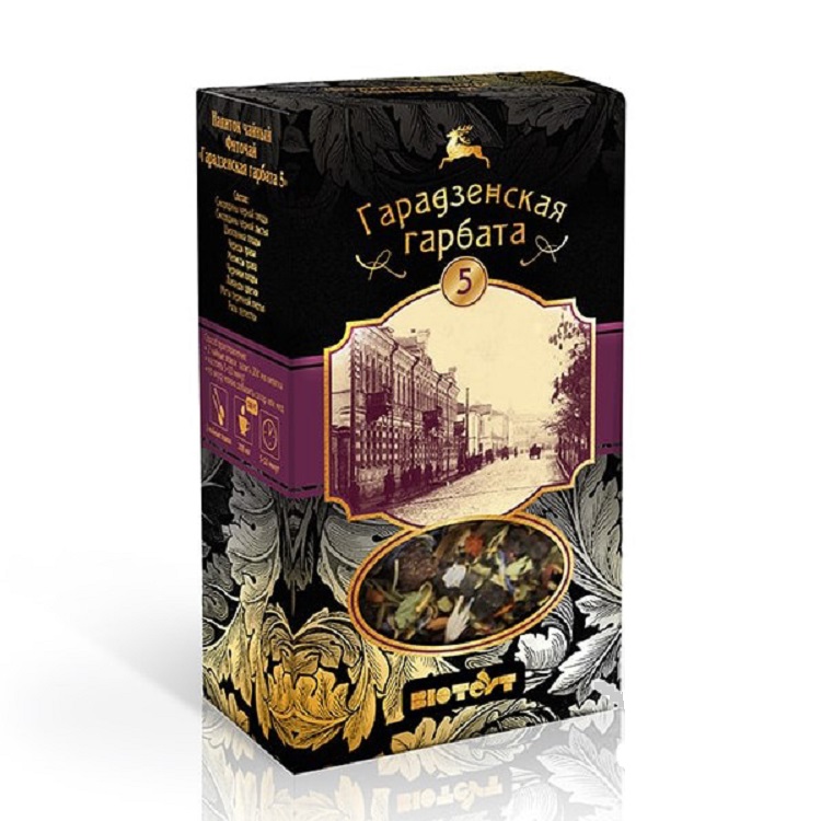 Фиточай "Гарадзенская гарбата 5" в пачке, 50г Фиточай "Гарадзенская гарбата 5" в пачке, 50г