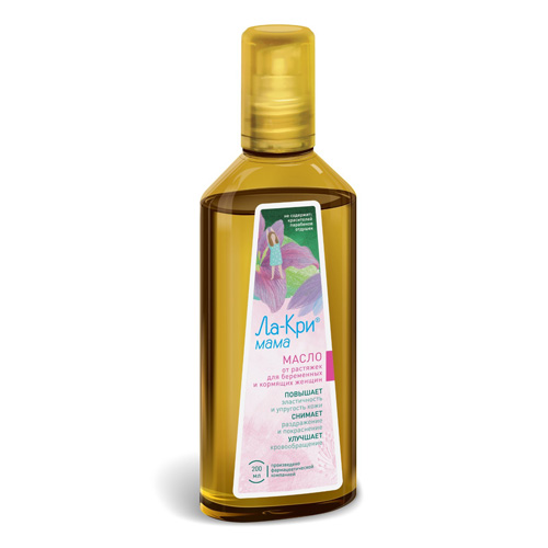 Масло для профилактики образования растяжек "Ла-Кри Мама", 200 мл
