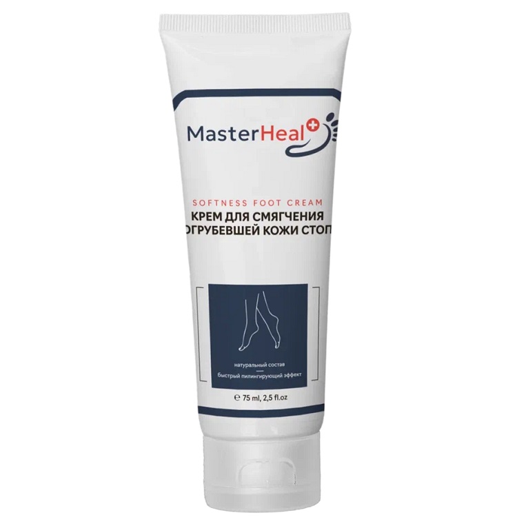 Крем для смягчения грубой кожи стоп MasterHeal, 75 мл