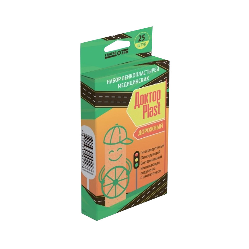 Набор лейкопластырей "Доктор Plast. Дорожный", 25 шт Набор лейкопластырей "Доктор Plast. Дорожный", 25 шт