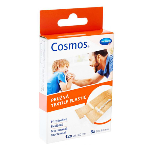 Пластырь Cosmos Textile Elastic эластичный №20