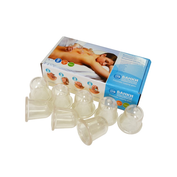Банки вакуумные для массажа антицеллюлитные, 8 шт Банки вакуумные для массажа антицеллюлитные, 8 шт
