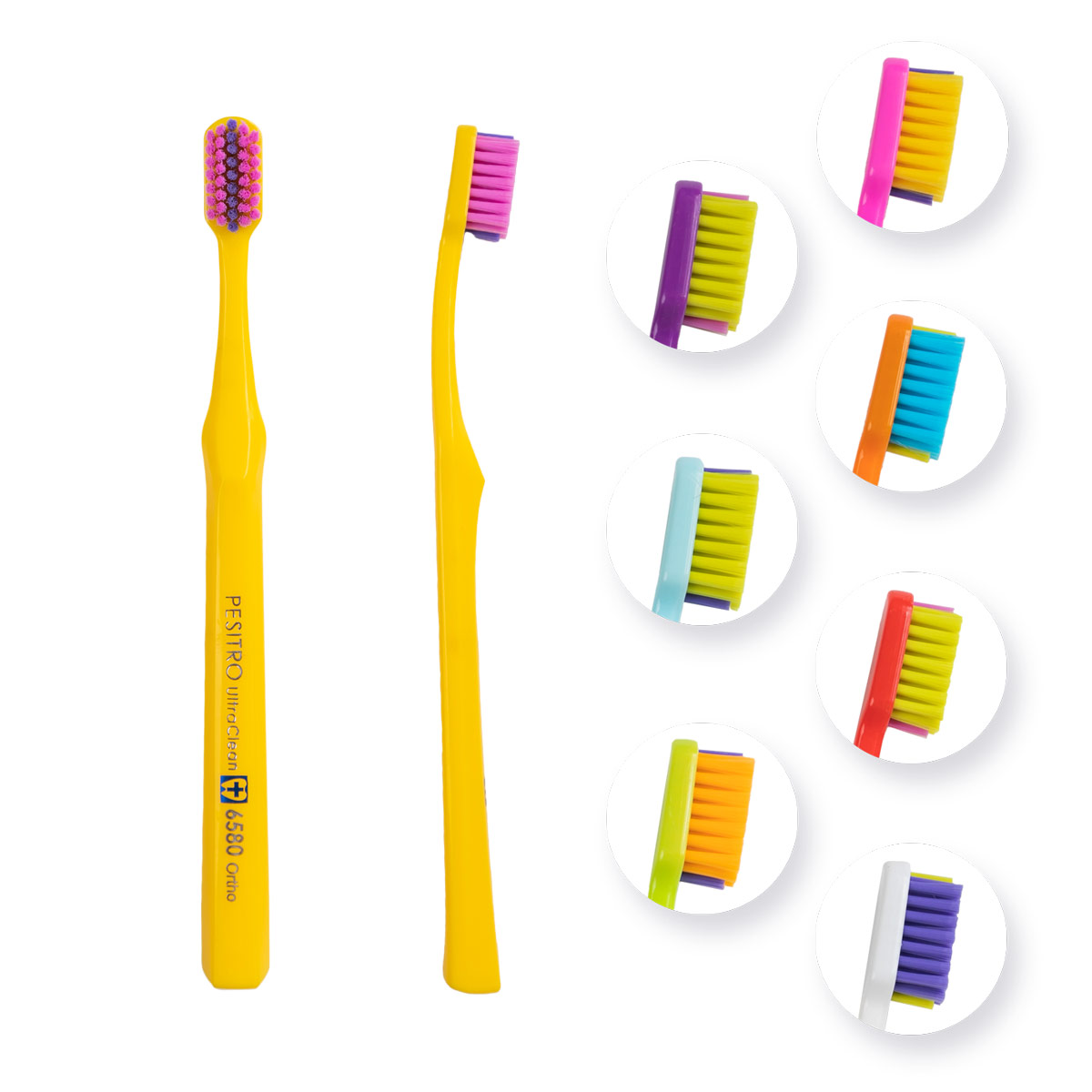 Щетка зубная ортодонтическая PESITRO UltraClean Ultra Soft Ortho 6580 Щетка зубная ортодонтическая PESITRO UltraClean Ultra Soft Ortho 6580