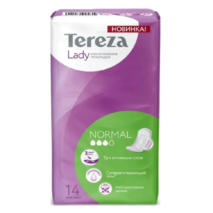 Прокладки урологические женские TerezaLady Normal Прокладки урологические женские TerezaLady Normal
