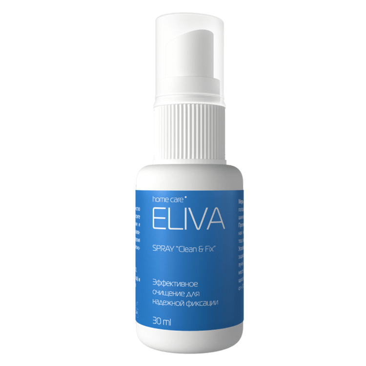 Спрей Eliva для очистки силиконовых элементов Clean & Fix, флакон 30 мл