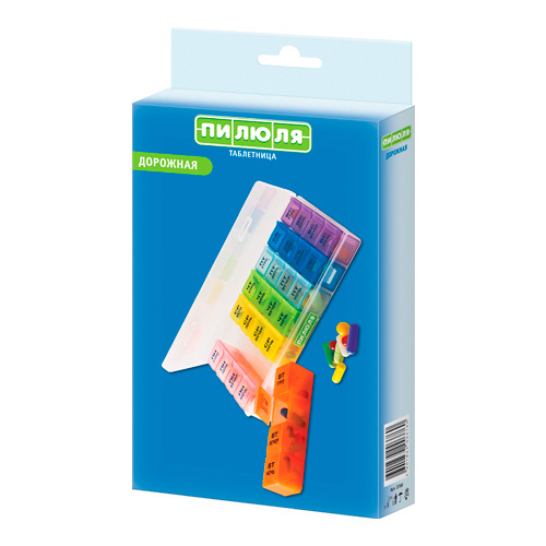 Таблетница ПИЛЮЛЯ на неделю "Дорожная" Таблетница ПИЛЮЛЯ на неделю "Дорожная"