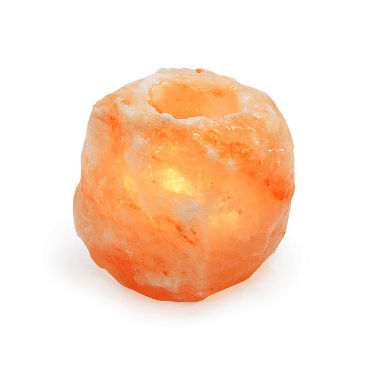 Подсвечник соляной Stay Gold неограненный Подсвечник соляной Stay Gold неограненный