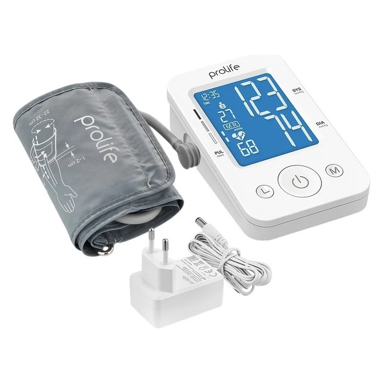 Тонометр автоматический Prolife PA2 Basic AD (ВРСВ0А-3Н) с адаптером Тонометр автоматический Prolife PA2 Basic AD (ВРСВ0А-3Н) с адаптером