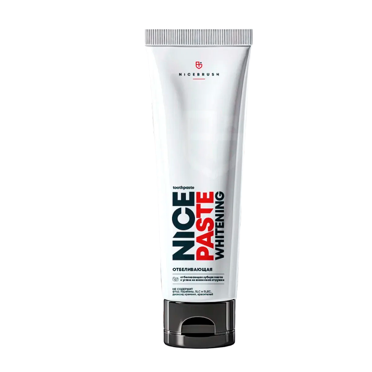 Паста зубная NICEBRUSH Nicepaste Whitening отбеливающая, 70 мл