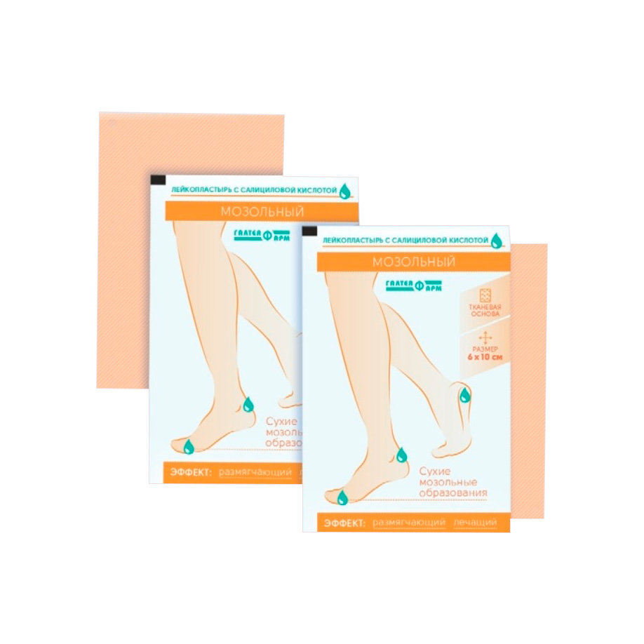 Лейкопластырь "Галтеяфарм" мозольный, тканевая основа Лейкопластырь "Галтеяфарм" мозольный, тканевая основа