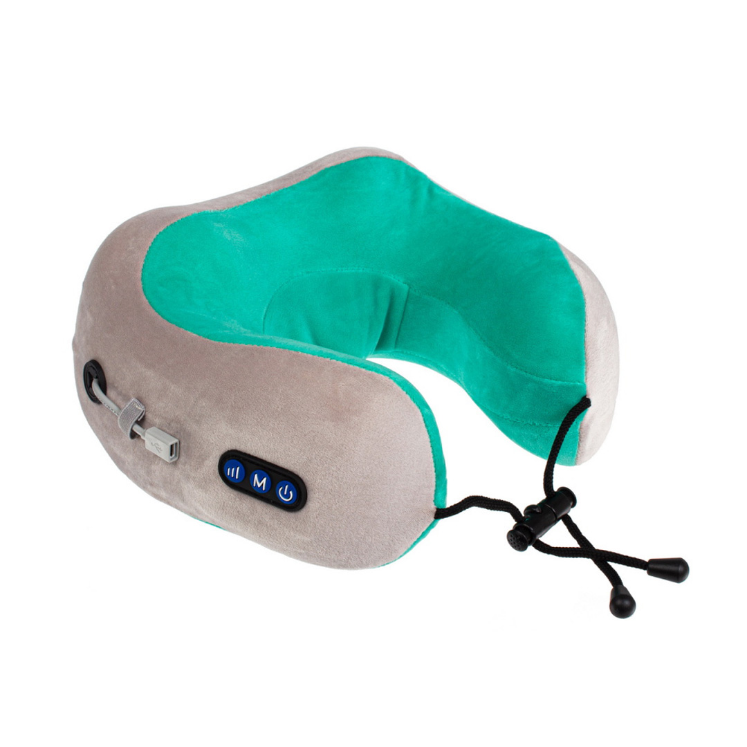 Подушка-массажер дорожная для шеи Bradex с завязками Подушка-массажер дорожная для шеи Bradex с завязками