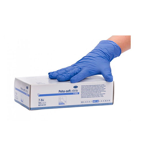 Перчатки смотровые нитриловые Peha-soft nitrile fino нестерильные, неопудренные Перчатки смотровые нитриловые Peha-soft nitrile fino нестерильные, неопудренные