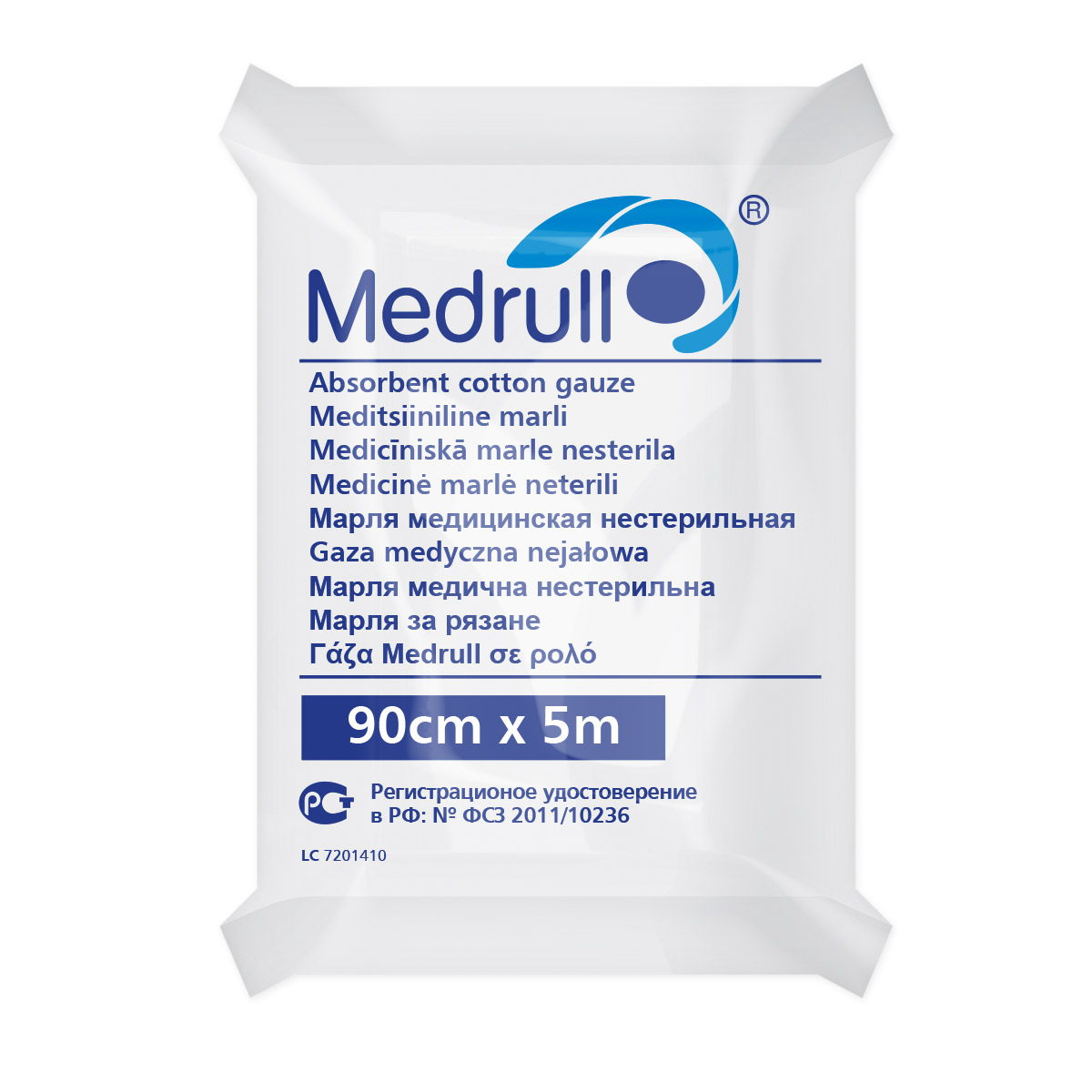 Марля медицинская Medrull нестерильная Марля медицинская Medrull нестерильная