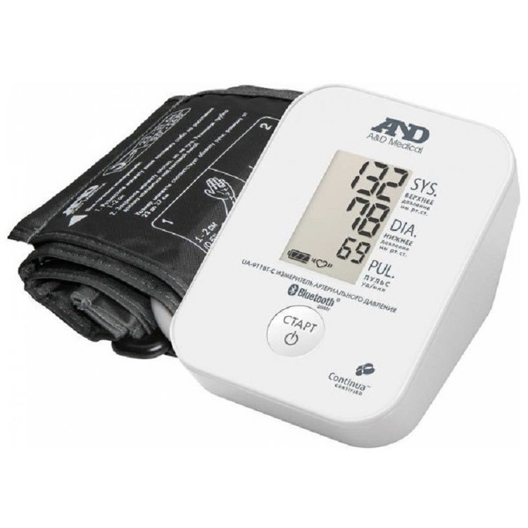 Тонометр автоматический A&D UA-911BT для измерения артериального давления Тонометр автоматический A&D UA-911BT для измерения артериального давления