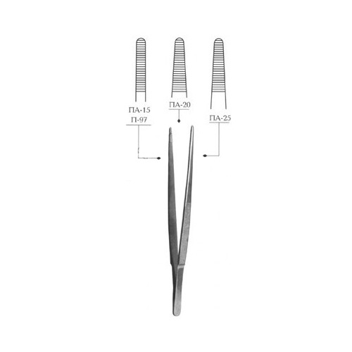 Пинцет анатомический общего назначения 50 х2,5 ПА-15, П-97