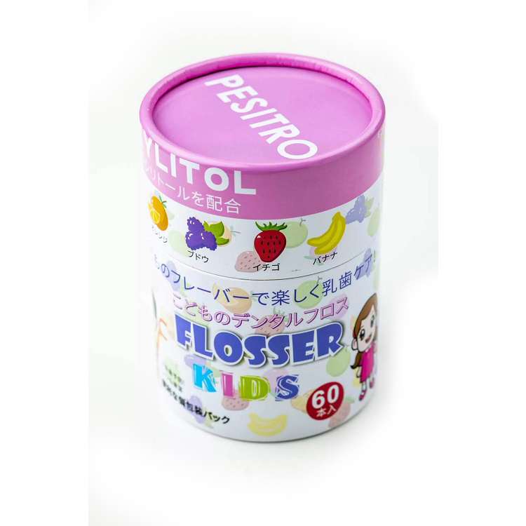 Нить зубная детская с ксилитом Pesitro, 60 шт Нить зубная детская с ксилитом Pesitro, 60 шт