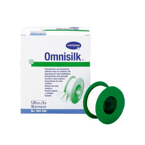 Пластырь Omnisilk фиксирующий, искусственный шелк