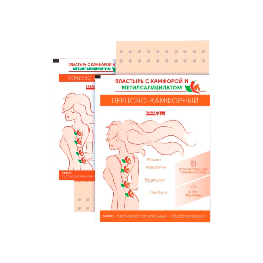 Лейкопластырь "Галтеяфарм" перцово-камфорный, тканевая основа Лейкопластырь "Галтеяфарм" перцово-камфорный, тканевая основа