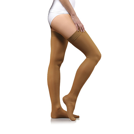 Чулки компрессионные BeFit24 с мыском, с силиконовой лентой, 0402 Чулки компрессионные BeFit24 с мыском, с силиконовой лентой, 0402