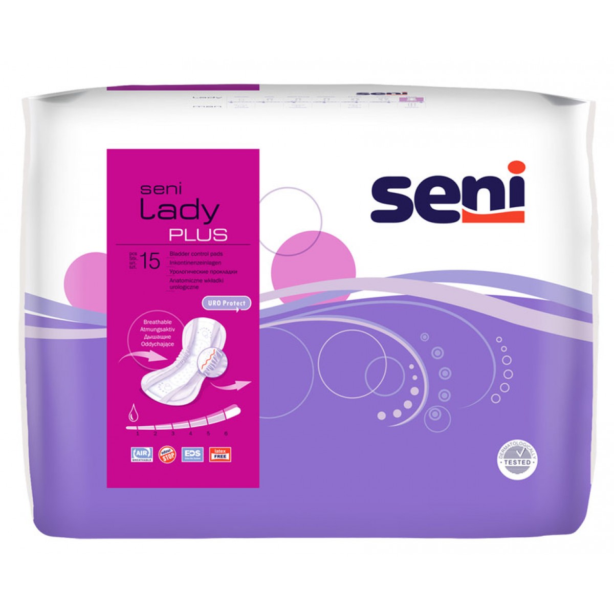Прокладки урологические женские Seni Lady Plus Прокладки урологические женские Seni Lady Plus