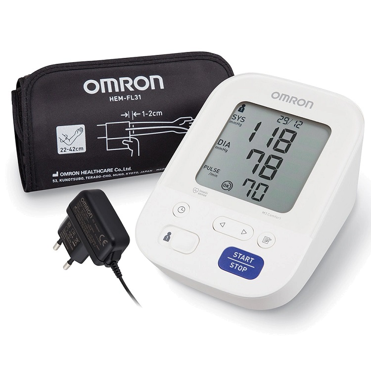 Тонометр автоматический Omron M3 Comfort НЕМ 7155-ALRU с принадлежностями