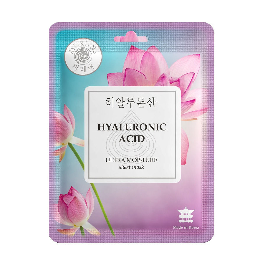 Маска тканевая для лица Mi-Ri-Ne ультраувлажняющая с гиалуроновой кислотой, 23 гр