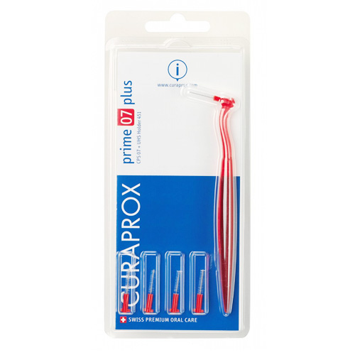 Набор ершиков CURAPROX Prime Set PLUS: 5 ершиков CPS 07 с держателем UHS 451 Набор ершиков CURAPROX Prime Set PLUS: 5 ершиков CPS 07 с держателем UHS 451