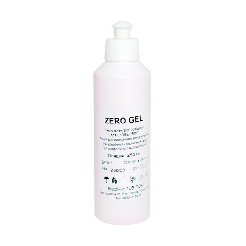 Гель электропроводный для ЭКГ/ЭЭГ/ЭМГ ZERO GEL, 250 гр