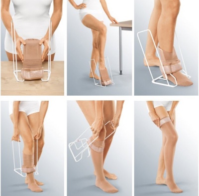 Приспособление для надевания компрессионных чулок "Польза" Приспособление для надевания компрессионных чулок "Польза"