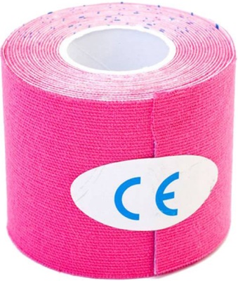 Кинезио тейп Bradex, 5м х 5см, розовый
