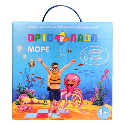 Коврик ортопедический массажный "Ортопазл. Микс Море"