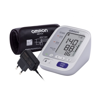 Тонометр автоматический Omron M3 Comfort HEM-7134-ALRU с адаптером