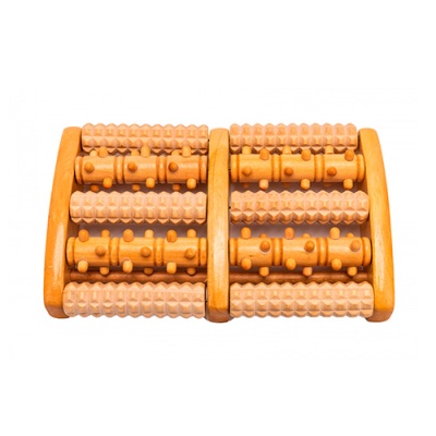 Массажер для ног деревянный Bradex роликовый, KZ0485