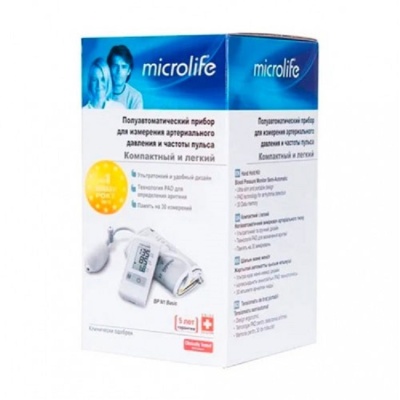 Тонометр полуавтоматический Microlife BP N1 Basic