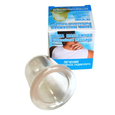 Банка вакуумная для массажа антицеллюлитная