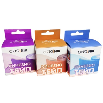 Кинезио тейп "Орто.Ник", 5м х 5см, голубой